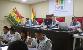 TED Beni culmina la primera jornada del cómputo departamental y declara cuarto intermedio