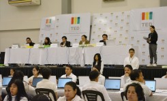TED Cochabamba realiza simulacro en el Centro Departamental de Cómputo