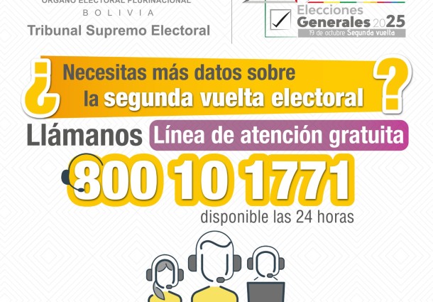 Segunda vuelta: TSE habilita línea gratuita 24/7 para atender consultas en idiomas originarios