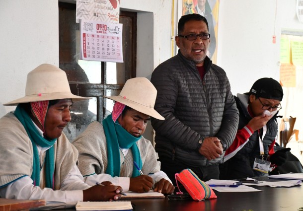 TED Oruro y autoridades de Uru Chipaya coordinan elección en la autonomía indígena