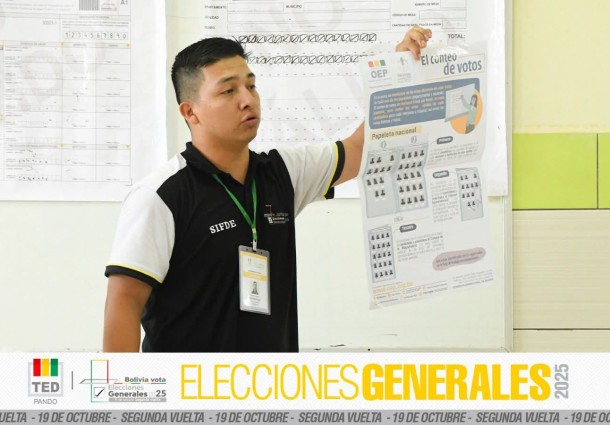 TED Pando concluye la segunda capacitación de jurados electorales en el área urbana del departamento