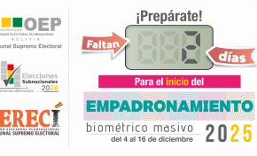 El empadronamiento masivo iniciará este jueves 4 de diciembre en todo el país