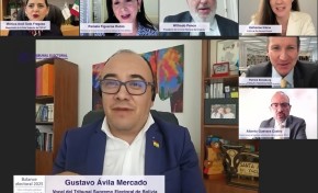 Presidente a.i. del TSE analiza avances y desafíos del proceso electoral boliviano 2025 en charla magistral internacional