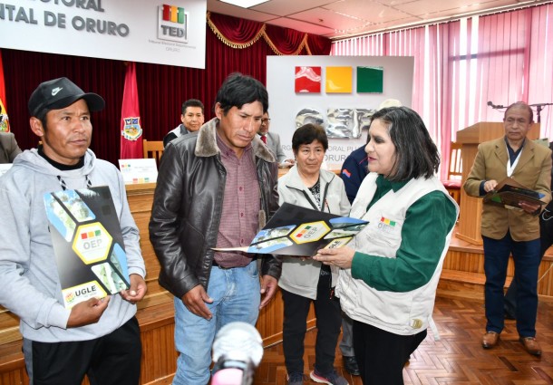 TED Oruro crea recintos y asientos electorales en zonas urbanas y provincias