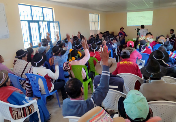 OEP supervisa aprobación del Estatuto Autonómico de los Ayllus de Totora I en Cotagaita