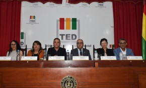 TED Tarija sortea la ubicación de franjas para las Elecciones Subnacionales 2026