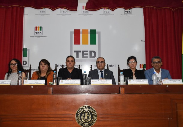 TED Tarija sortea la ubicación de franjas para las Elecciones Subnacionales 2026