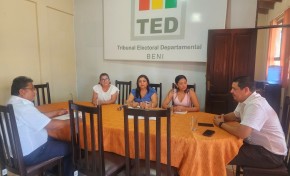 TED Beni coordina con Seduca uso de unidades educativas como recintos electorales