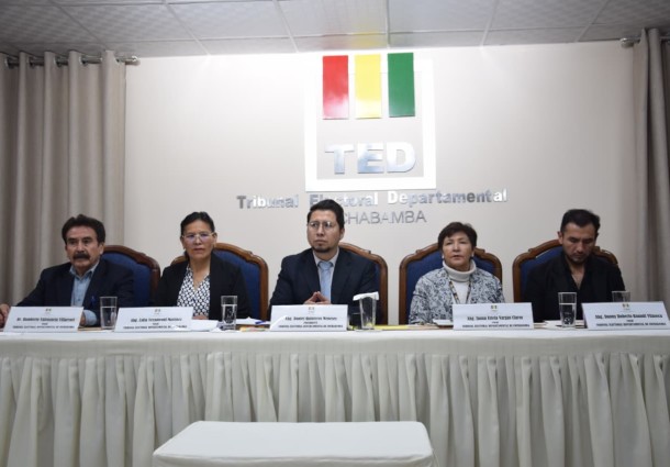 TED Cochabamba sorteó a 37.164 ciudadanas y ciudadanos como jurados electorales para las Elecciones Subnacionales 2026