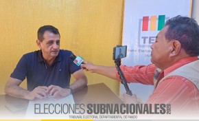 Este 5 de febrero concluye el plazo para la sustitución de candidaturas inhabilitadas en Pando