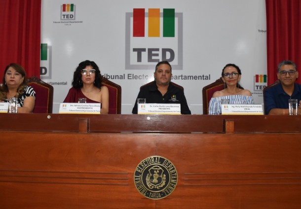 10.596 ciudadanas y ciudadanos ejercerán como juradas y jurados electorales en Tarija