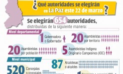 Elecciones Subnacionales 2026: La Paz elegirá cerca de 700 autoridades departamentales y municipales