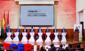 Debate electoral en Chuquisaca promovió el contraste de propuestas entre candidatos a la Gobernación
