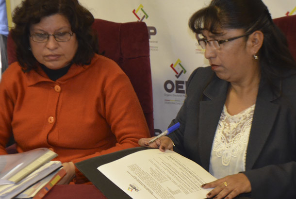 El OEP participa del “7mo Encuentro de Magistradas Electorales de Iberoamérica” en Brasil