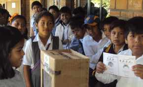 TED Tarija acompañó elección de gobierno estudiantil en unidad educativa Hermann Gmeiner