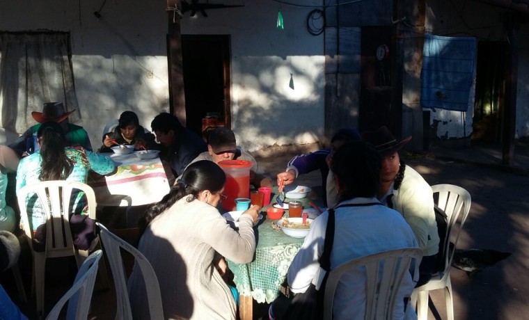 Comunarios y comunarias de Huacaya y Santa Rosa