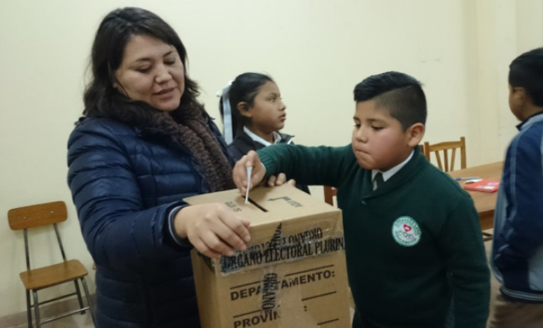 Durante la votación