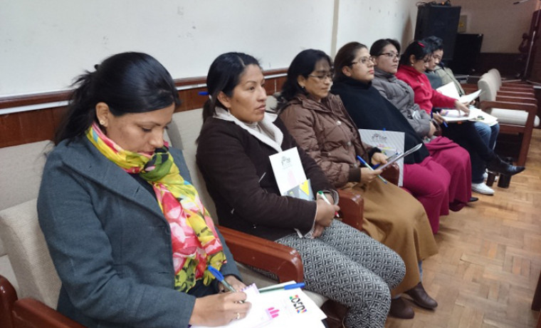 Servidoras y servidores públicos del TED Tarija.