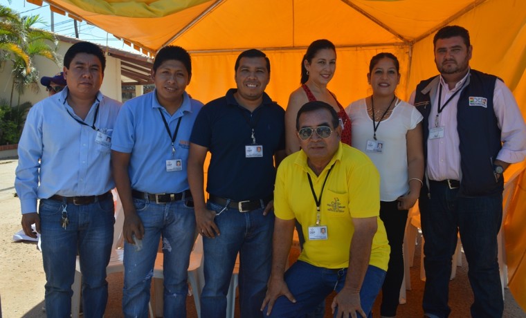 3. La brigada de servidoras y servidores del SERECI que se encargarán del saneamiento y registro.