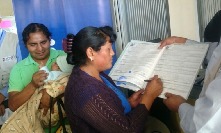 4. Inauguración de la caseta registral en Quillacollo.