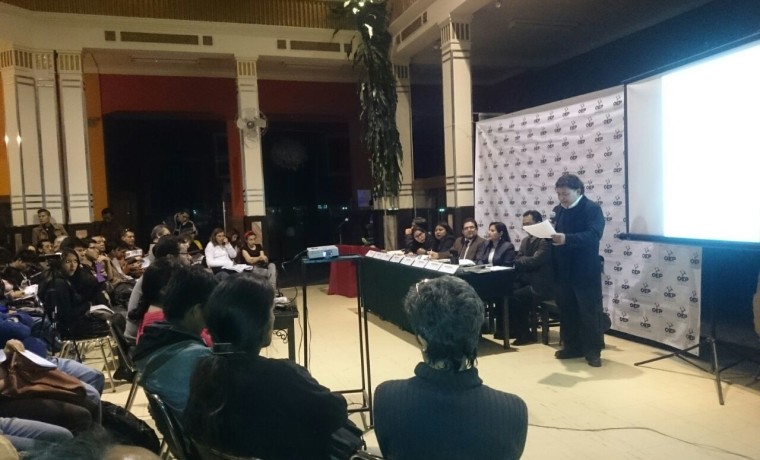 6 Presentación de las publicaciones en Cochabamba.