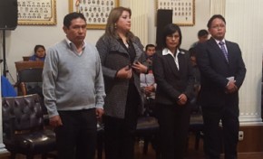 Vocal Antonio Costas a nuevos vocales del TED: Chuquisaca espera mucho de ellos