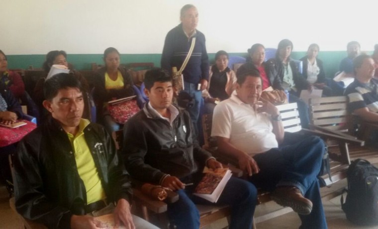 3. Reunión en la Escuela Autonómica Charagua Iyambae.