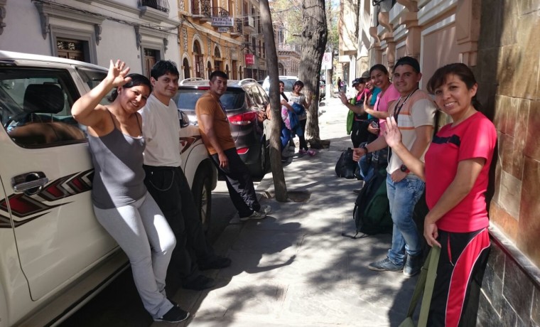 4. El quipo de empadronadores (Tarija).