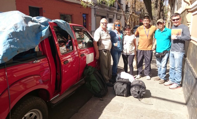 5. El quipo de empadronadores (Tarija).