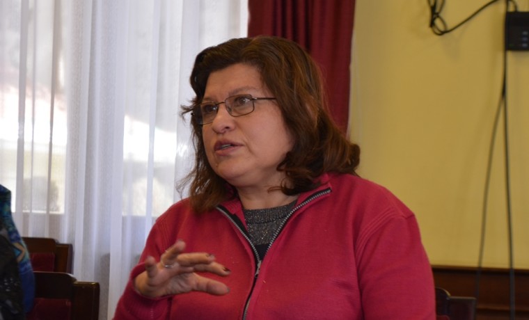 7. La vocal del TSE, Dunia Sandoval.