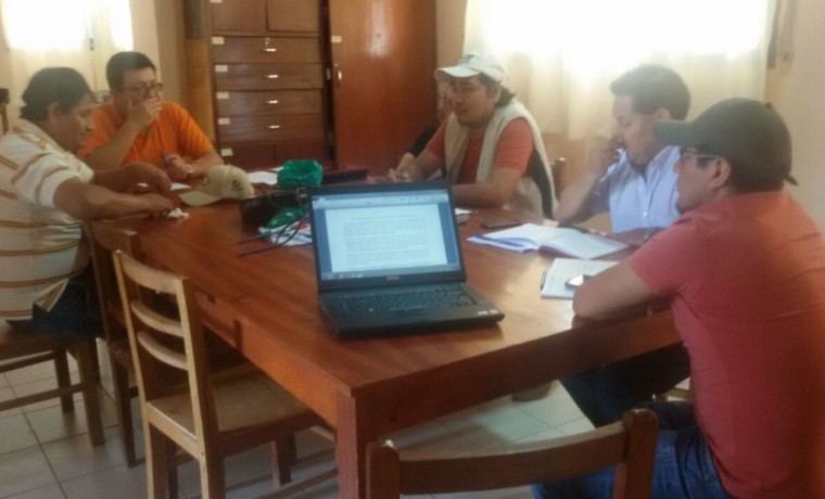 8. Reunión de la comisión técnica del OEP con los con técnico de CIPCA Charagua.