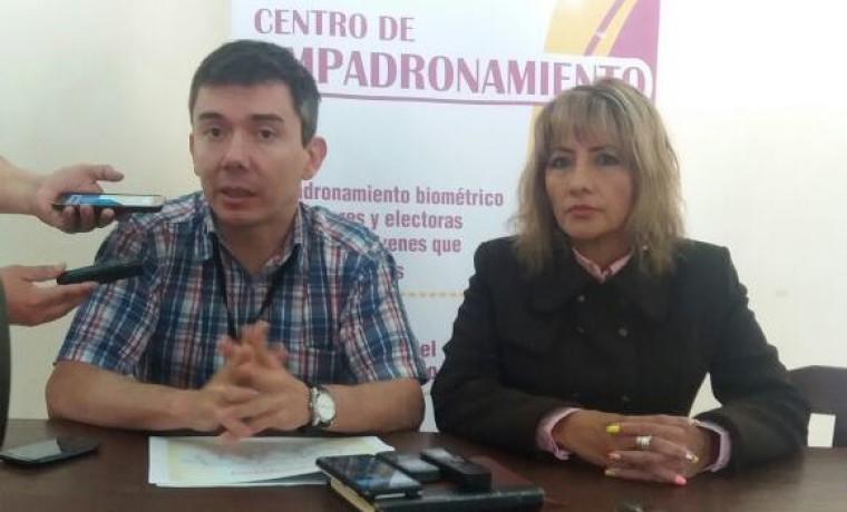 Inauguración del empadronamiento en el municipio de Caraparí – Provincia Gran Chaco