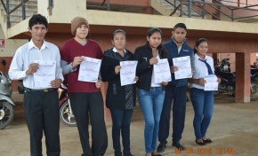 TED Beni entregó credenciales al gobierno estudiantil de la Unidad Educativa Manuel Gaspar Céspedes