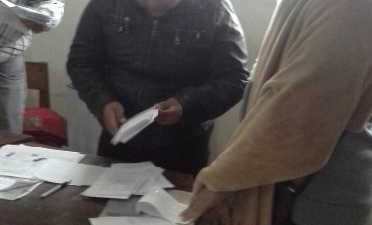 3. El conteo de votos en Charagua Estación.