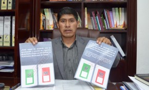 Vocal Mamani: “Las papeletas  de sufragio en dos idiomas revalorizan la identidad cultural y lingüística de las naciones y pueblos indígenas”