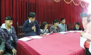 Niñez y adolescencia de Oruro emiten manifiesto por la democracia