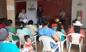 Inicia la capacitación de 130 notarios electorales en el Gran Chaco