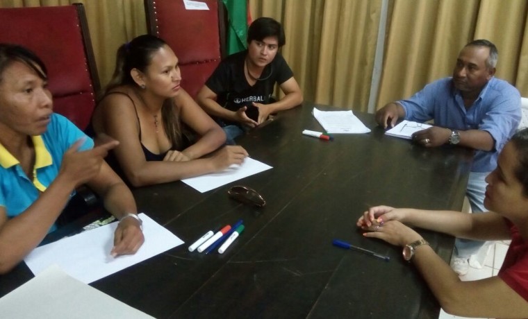 Taller en el TED Beni