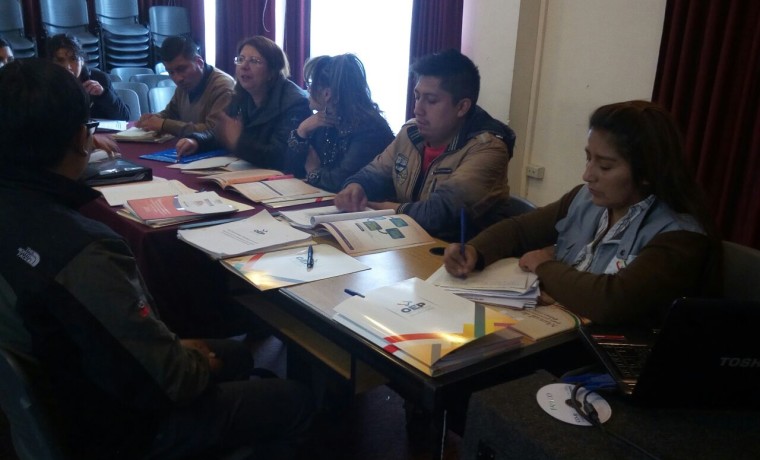Taller en el TED La Paz