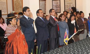 Vocales del TED La Paz asumen el cargo con el desafío de fortalecer la democracia intercultural