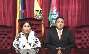 Antonio Condori asume la presidencia del TED La Paz