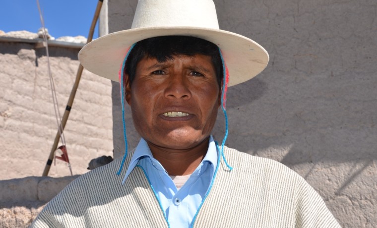 2. Julián Mamani – tantiñi layminaka territorial del ayllu Manazaya.