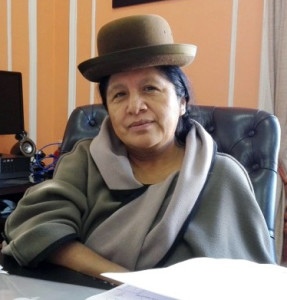 María Eugenia Choque, vocal del TSE