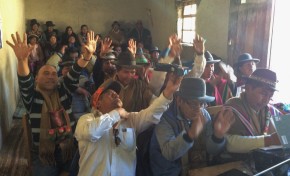 La Autonomía Indígena Originaria Campesina de Salinas aprueba el proyecto de su Estatuto Autonómico