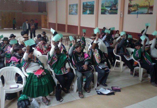 Los estatutos autonómicos indígenas del TIM 1 y Corque Marka son declarados 100% constitucionales