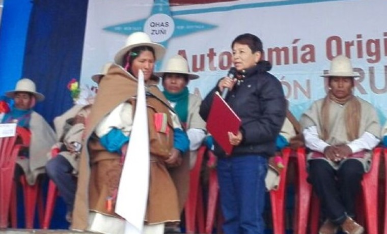 1. Eliana Quispe, del ayllu Aranzaya