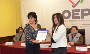 Elecciones Judiciales: TSE recibe informe final de Unasur y anuncia mejoras en procesos electorales