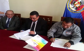 El TED Potosí y la Universidad Tomás Frías firman un convenio que posibilitará la práctica laboral de estudiantes