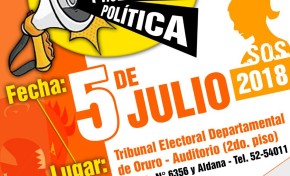 Socializan de la normativa contra el acoso y violencia política con actoras y actores políticos de Oruro