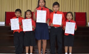 Beni: estudiantes de la comunidad Manguita recibieron sus credenciales como gobierno estudiantil